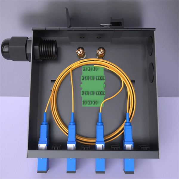 How much light should a fiber distribution box normally receive 